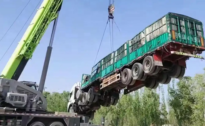 道滘镇道路脱困救援案例